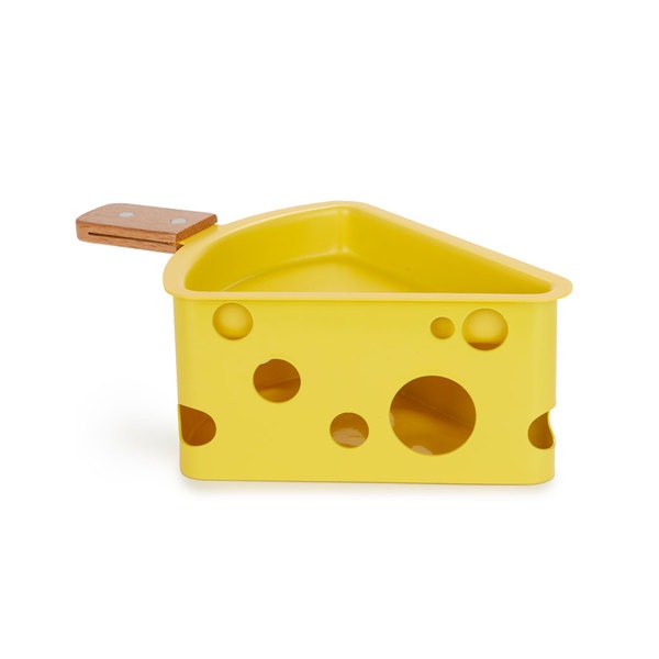 Balvi Raclette Fromagette Color amarillo Velas y espátula incluida Metal