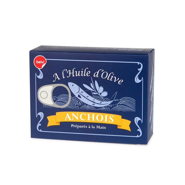 Balvi Snack fork Conserverie Anchois Retro design of canned anchovies Tin/stainless