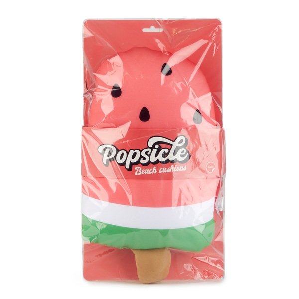 Balvi Cuscino da Spiaggia Watermelon Popsicle ergonomico e con chiusura clip Poliestere