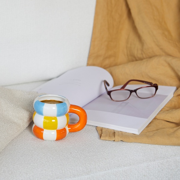 Balvi Mug Floats Con forma de flotadores apilados Cerámica 300 ml