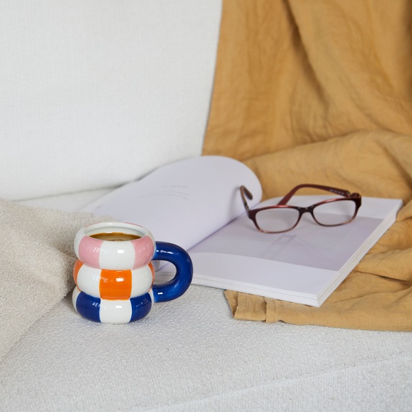 Balvi Mug Floats Shaped like stacked floats Ceramic 300 ml