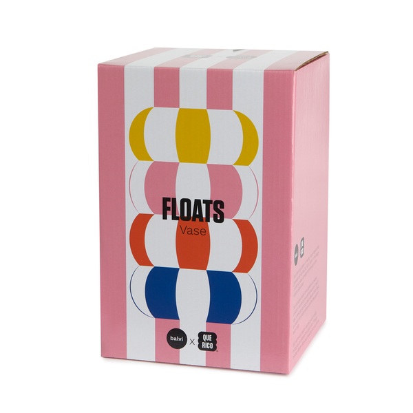Balvi Vase Floats En forme de bouées empilées Céramique 20x12x12 cm