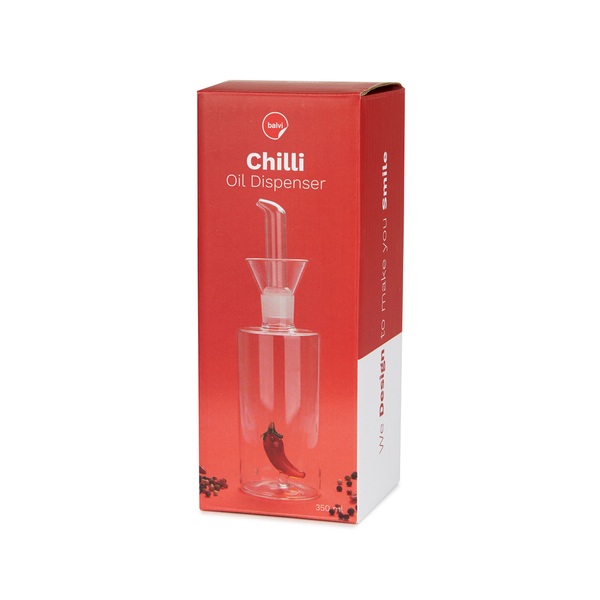 Balvi Ölspender Chilli Mit einem scharfen Chili im Inneren Glas