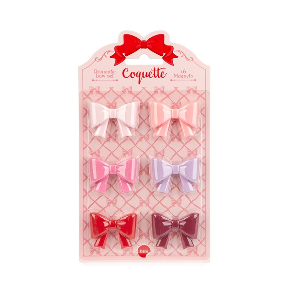 Balvi Imanes Coquette Con forma de lazo Plástico PVC