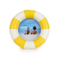 Balvi - Floats Balvi Marco Floats Color amarillo Marco redondo con diseño de flotador Resina