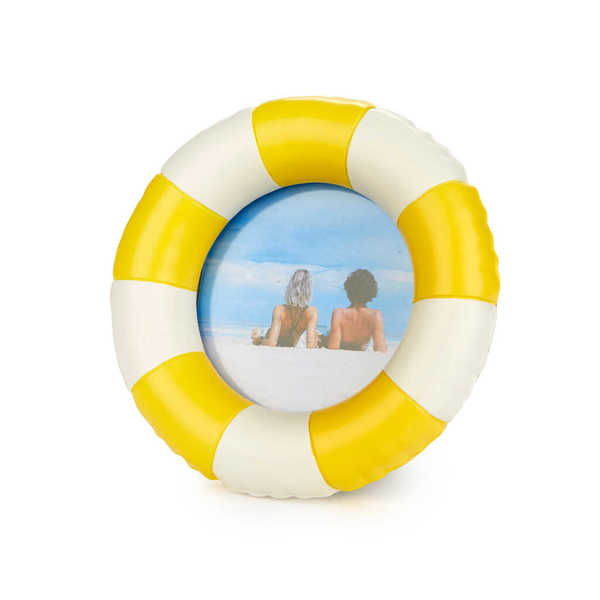 Balvi - Floats Balvi Marco Floats Color amarillo Marco redondo con diseño de flotador Resina