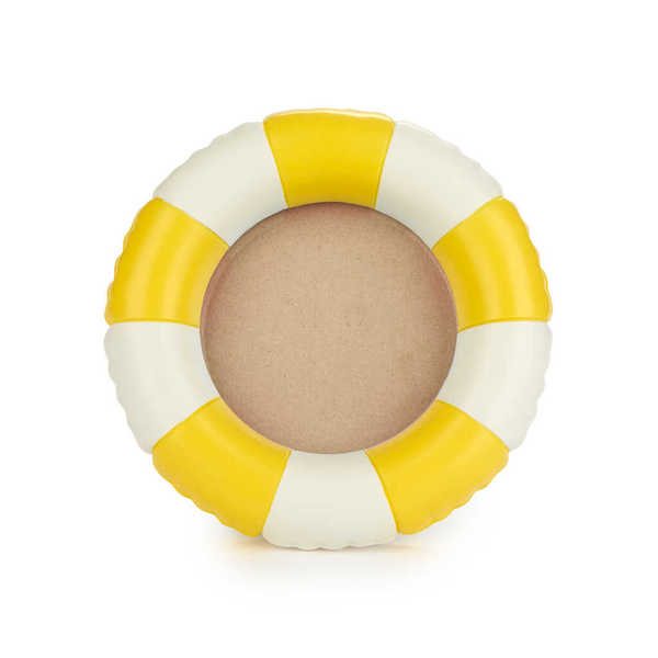 Balvi - Floats Balvi Marco Floats Color amarillo Marco redondo con diseño de flotador Resina