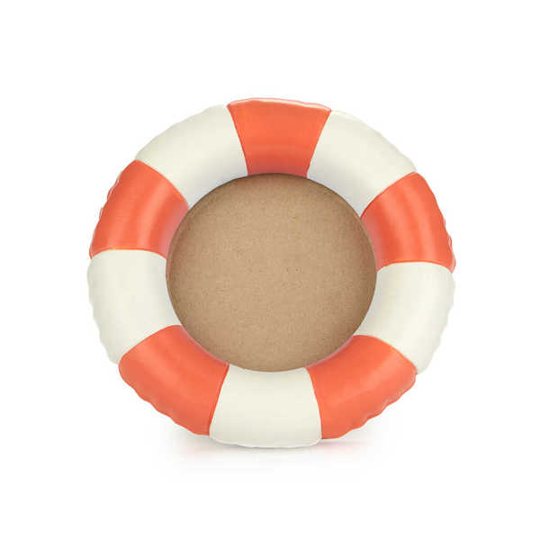 Balvi - Floats Balvi Cadre photos Floats Couleur rouge Cadre rond en forme de bouée Résine