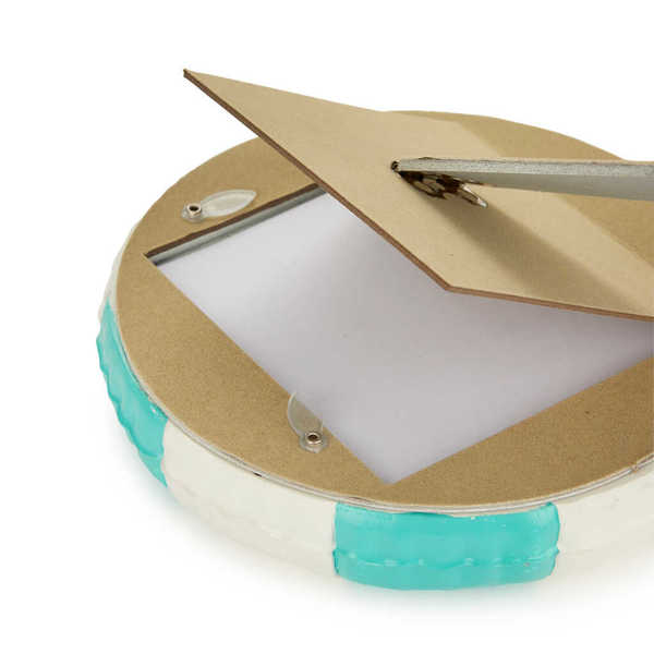 Balvi - Floats Balvi Photo frame Floats Turquoise colour Round frame with a float design Resin