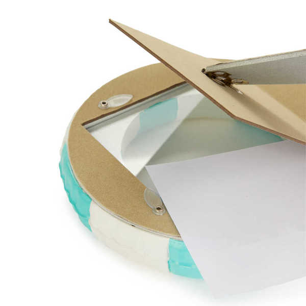 Balvi - Floats Balvi Photo frame Floats Turquoise colour Round frame with a float design Resin