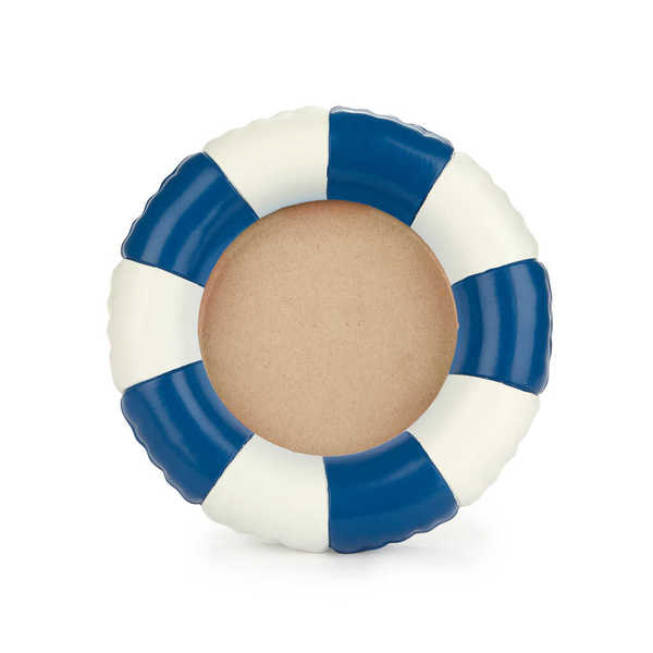 Balvi - Floats Balvi Cadre photos Floats Couleur bleu Cadre rond en forme de bouée Résine