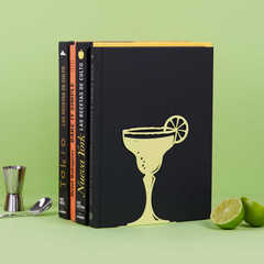 alvi - Cocktail Balvi Sujetalibros Cocktail Color lima Diseño original con forma de copa de cóctel M