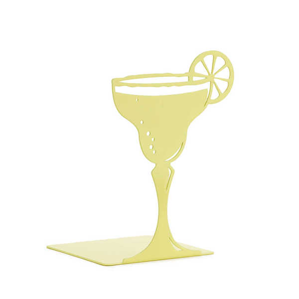 alvi - Cocktail Balvi Sujetalibros Cocktail Color lima Diseño original con forma de copa de cóctel M