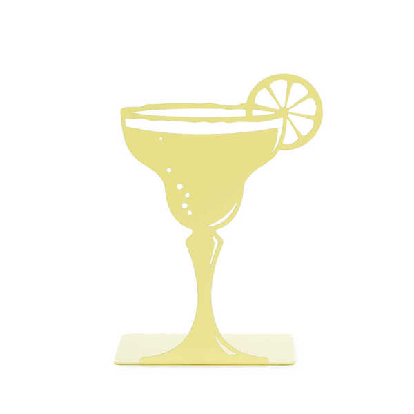 alvi - Cocktail Balvi Sujetalibros Cocktail Color lima Diseño original con forma de copa de cóctel M