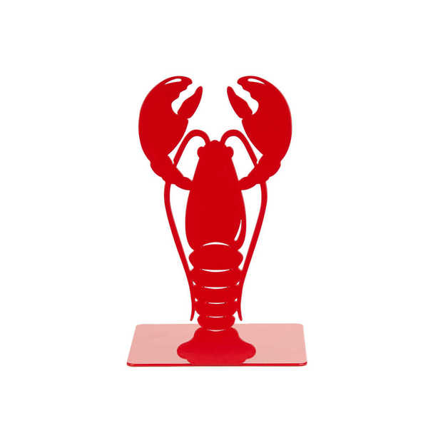 Balvi - Lobster Balvi Fermalibri Lobster Colore rosso Design originale a forma di aragosta Metallo