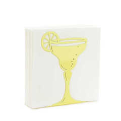 alvi - Cocktail Balvi Porte-serviettes Cocktail Couleur citron vert Design original en forme de cock