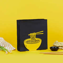 Balvi - Ramen Balvi Napkin holder Ramen Yellow colour Original ramen design Metal
