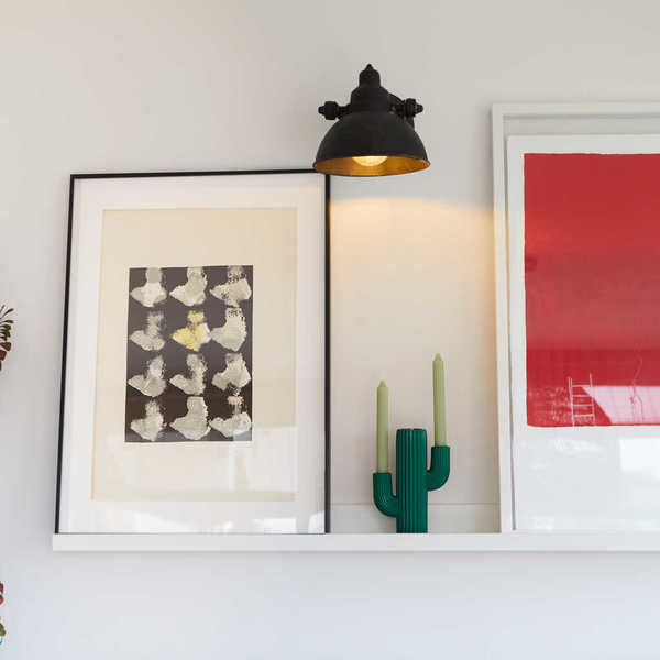 Balvi - Cactus Balvi Candelabro Cactus Color verde Portavelas en forma de cactus Resina 20,5cm