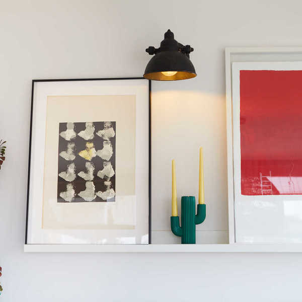 Balvi - Cactus Balvi Candelabro Cactus Color verde Portavelas en forma de cactus Resina 20,5cm