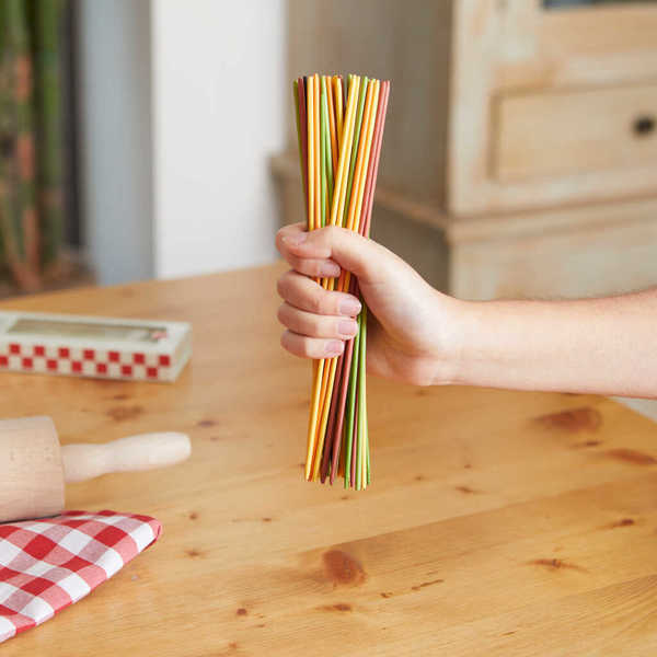 alvi - Mikadetti Balvi Juego de mesa Mikadetti Juego de habilidad Mikado en versión espaguetis Bambú