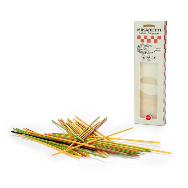 alvi - Mikadetti Balvi Juego de mesa Mikadetti Juego de habilidad Mikado en versión espaguetis Bambú