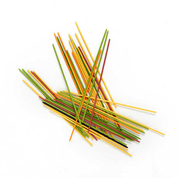 alvi - Mikadetti Balvi Juego de mesa Mikadetti Juego de habilidad Mikado en versión espaguetis Bambú