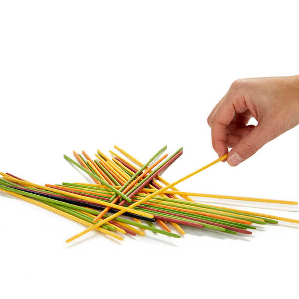alvi - Mikadetti Balvi Juego de mesa Mikadetti Juego de habilidad Mikado en versión espaguetis Bambú