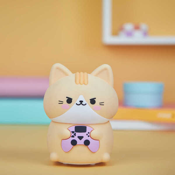 alvi - Kawaii Gamer Balvi Night light Kawaii Gamer Orange colour Children's night lamp with kawaii c