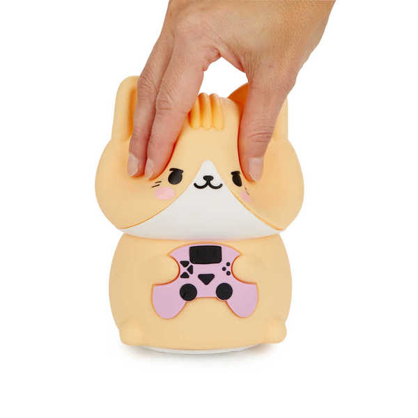 alvi - Kawaii Gamer Balvi Night light Kawaii Gamer Orange colour Children's night lamp with kawaii c