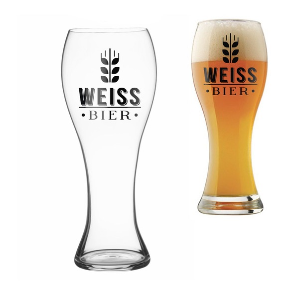 alvi Set vasos cerveza L´Hedoniste Color transparentes Set de 6 copas de cerveza Diseño cerveza belg