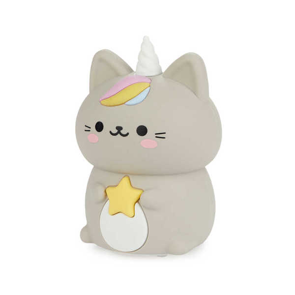alvi - Kawaii Starry Balvi Nachtlicht Kawaii Starry Grau Farbe Nachtlampe für Kinder las Kawaii-Katz