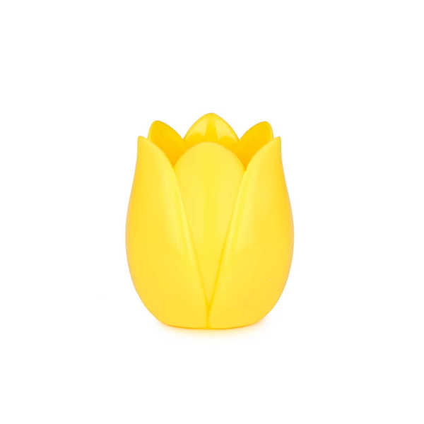 Balvi - Tulip Balvi Pen holder Tulip Yellow colour Original tulip-shaped design Plastic