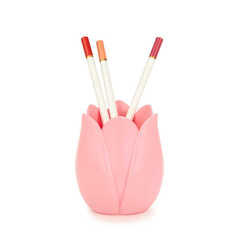 Balvi - Tulip Balvi Pot à crayons Tulip Couleur rose Design original en forme de tulipe Plastique