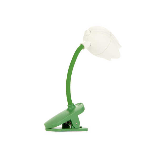alvi - Tulip Balvi Book light Tulip White colour Tulip-shaped lamp with clip and flexible arm for re