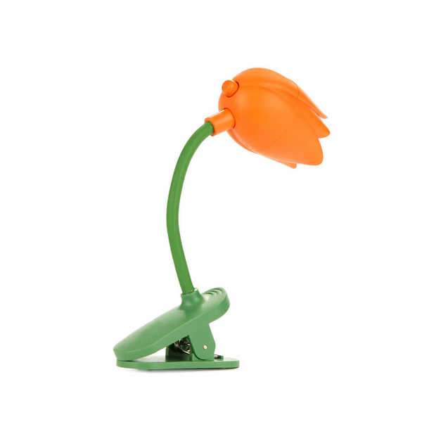 alvi - Tulip Balvi Luz lectura Tulip Color naranja Lámpara flexible con pinza en forma de tulipán pa