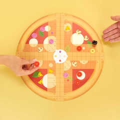alvi - Ludo's Pizza Balvi Tischspiel Ludo's Pizza „Eile mit Weile“ nachempfundenes Spiel in Form ein