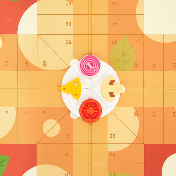 alvi - Ludo's Pizza Balvi Tischspiel Ludo's Pizza „Eile mit Weile“ nachempfundenes Spiel in Form ein