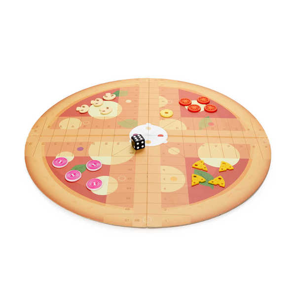 alvi - Ludo's Pizza Balvi Tischspiel Ludo's Pizza „Eile mit Weile“ nachempfundenes Spiel in Form ein