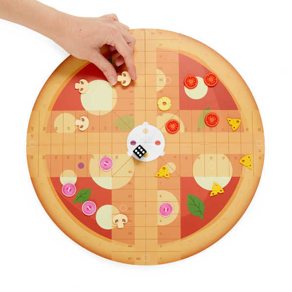 alvi - Ludo's Pizza Balvi Tischspiel Ludo's Pizza „Eile mit Weile“ nachempfundenes Spiel in Form ein