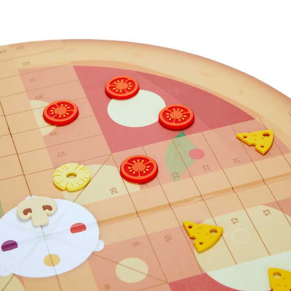 alvi - Ludo's Pizza Balvi Tischspiel Ludo's Pizza „Eile mit Weile“ nachempfundenes Spiel in Form ein