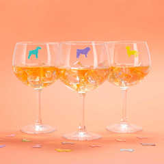 Balvi - Sticky Dogs Balvi Glass marker Sticky Dogs Glass markers with 8 dog breeds design Silicone