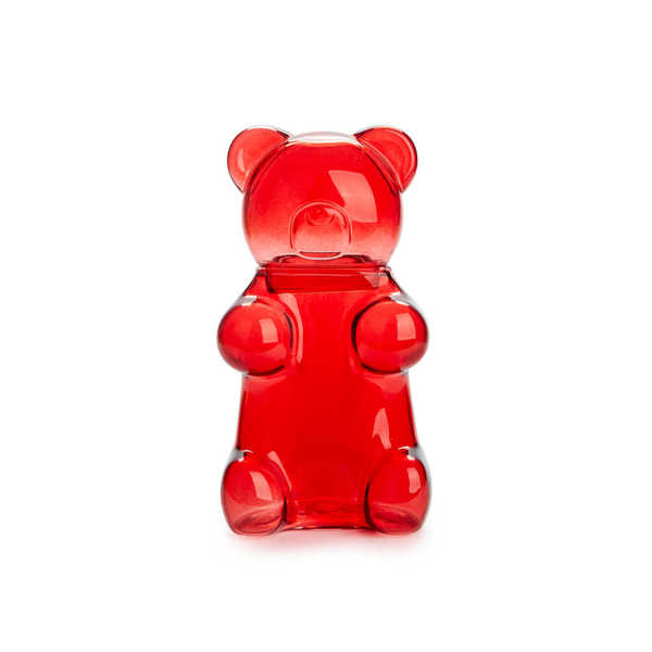 Balvi - Yummy Bear Balvi Zuccheriera Yummy Bear Colore rosso A forma di orsetto gommoso Vetro 250 ml