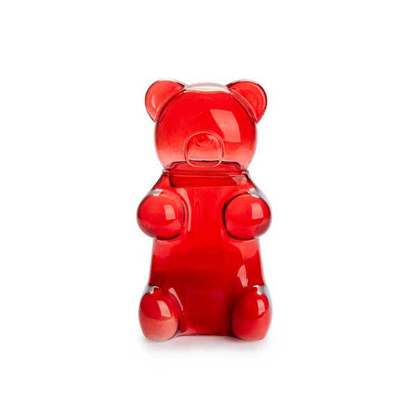 Balvi - Yummy Bear Balvi Zuccheriera Yummy Bear Colore rosso A forma di orsetto gommoso Vetro 250 ml