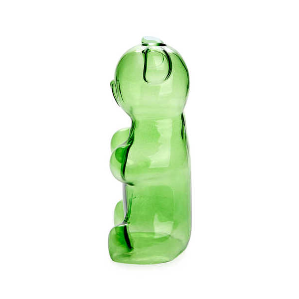 Balvi - Yummy Bear Balvi Vase Yummy Bear Couleur vert En forme de bonbon ourson Verre 24 cm