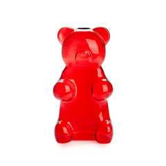 Balvi - Yummy Bear Balvi Florero Yummy Bear Color rojo Con forma de osito de gominola Vidrio 24 cm