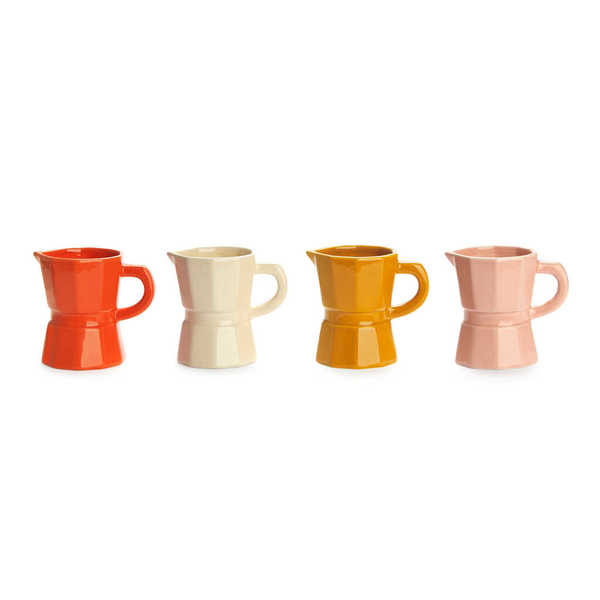 alvi - Moka Balvi Set tasses à café Moka Set de tasses en forme de cafetières italiennes traditionne