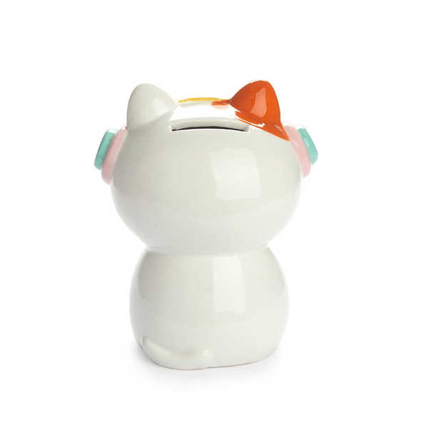 alvi - Kawaii Melody Balvi Hucha Kawaii Melody Color blanco Hucha kawaii para primeros ahorros Cerám