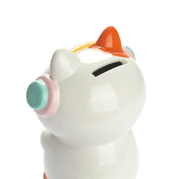 alvi - Kawaii Melody Balvi Hucha Kawaii Melody Color blanco Hucha kawaii para primeros ahorros Cerám