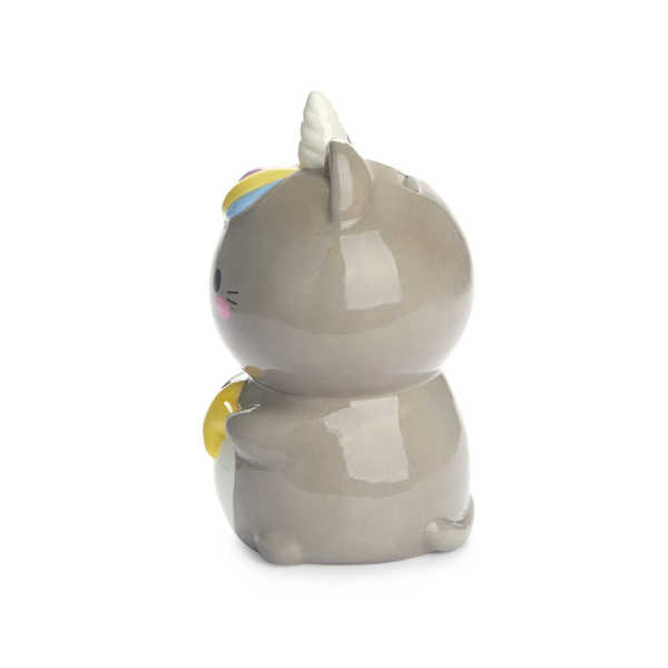 alvi - Kawaii Starry Balvi Sparschwein Kawaii Starry Grau Farbe Kawaii-Spardose für die ersten Spars