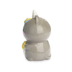 alvi - Kawaii Starry Balvi Sparschwein Kawaii Starry Grau Farbe Kawaii-Spardose für die ersten Spars